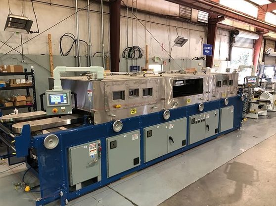 IMC integrated coat, dry, and calender line