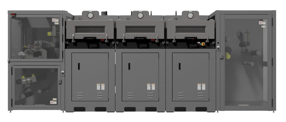 IMC lab and pilot-scale coating and calendering system