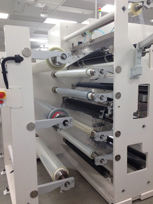 Optical display film processed on IMC equipment